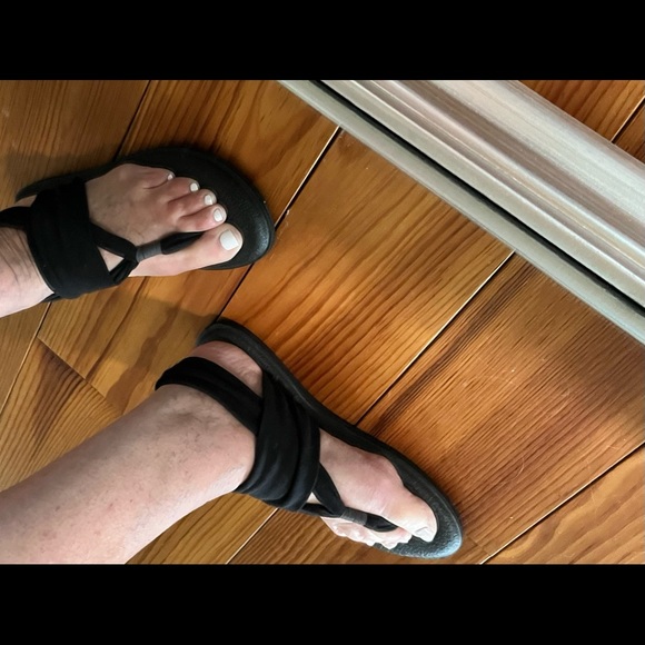 SANUK WOMENS YOGA SLING SANDALS ~SIZE 7 - Picture 3 of 11